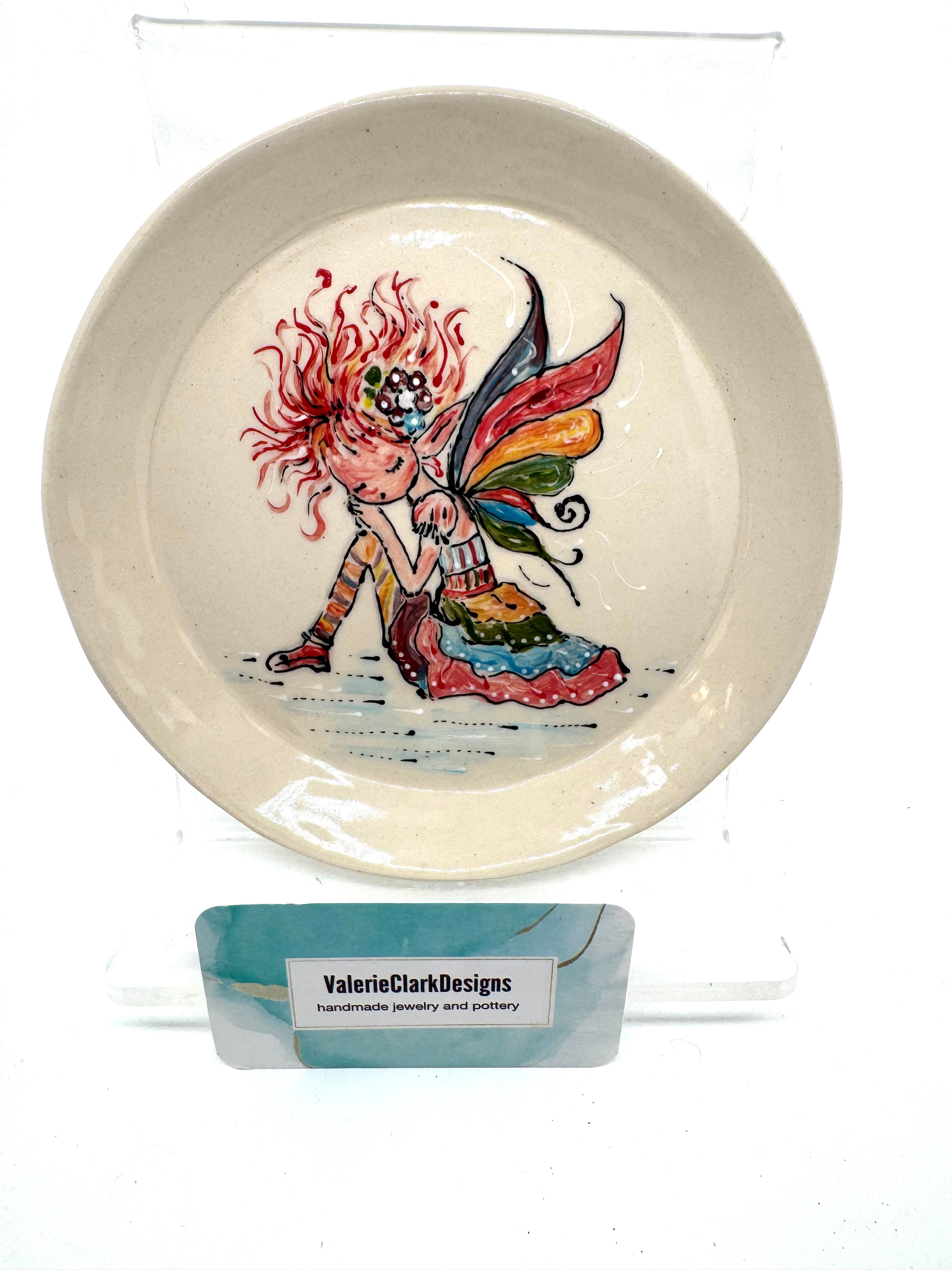 7" fairy plate