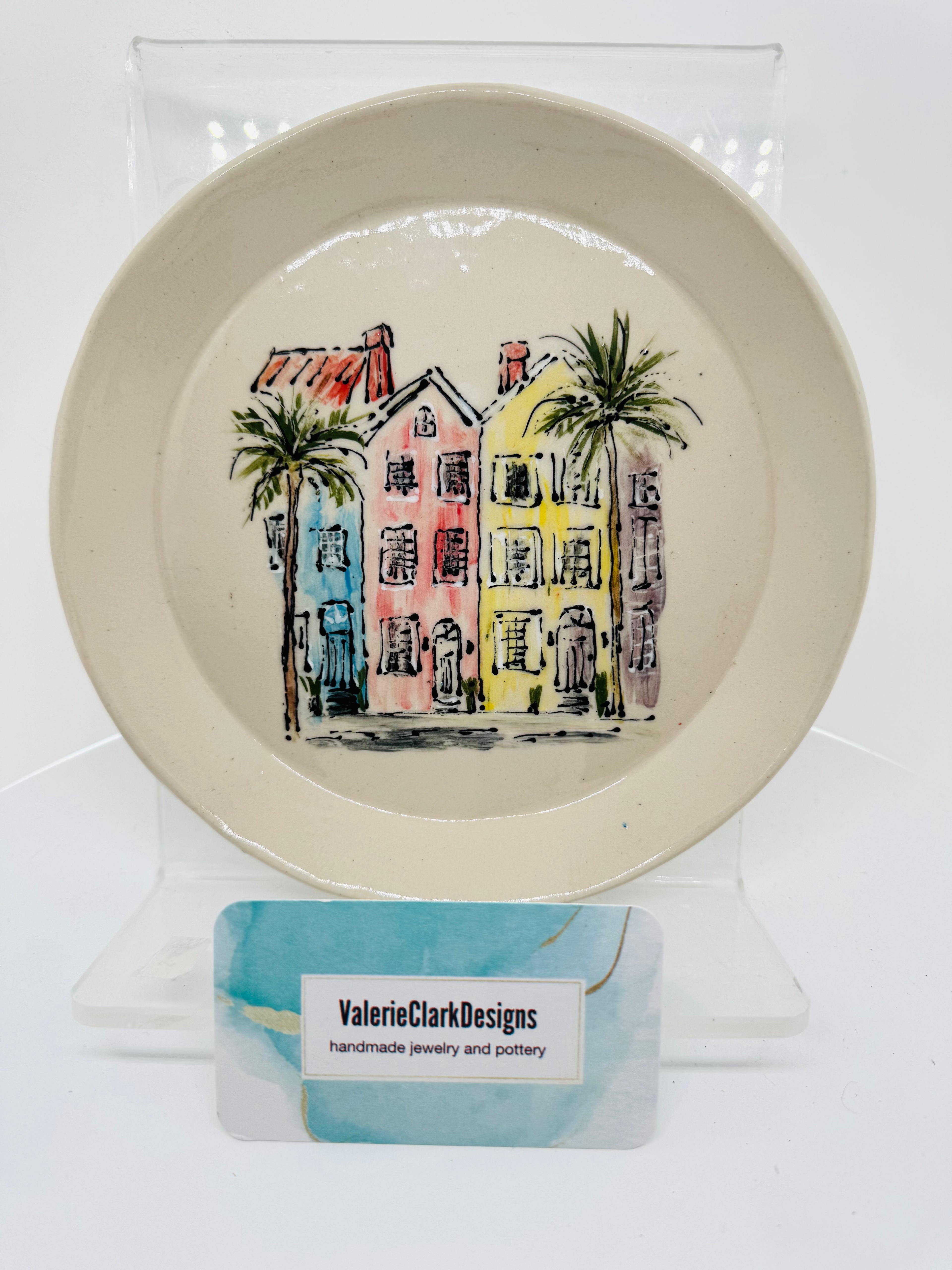 7” Charleston pottery plate
