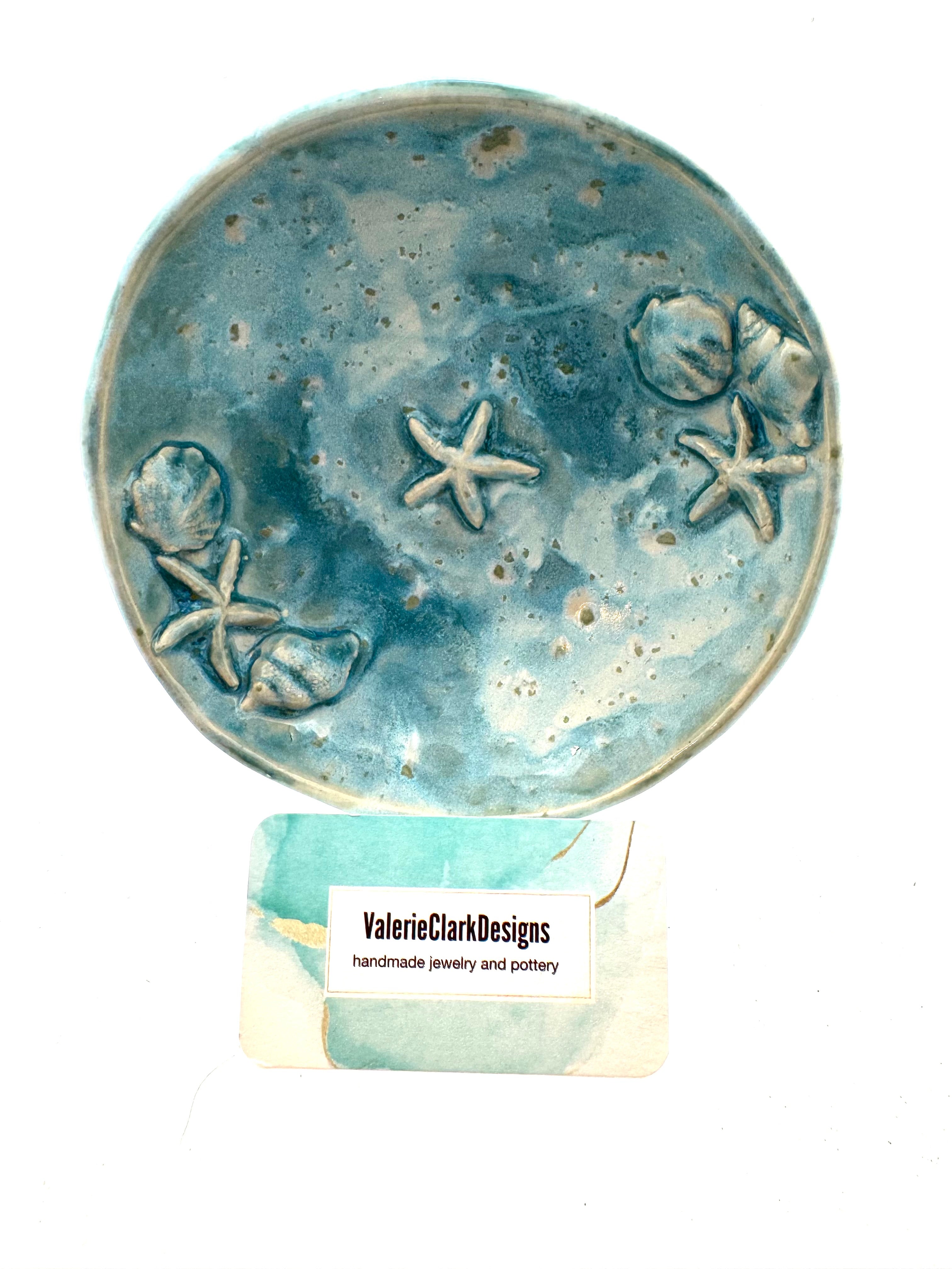 6” shell bowl pottery handmade