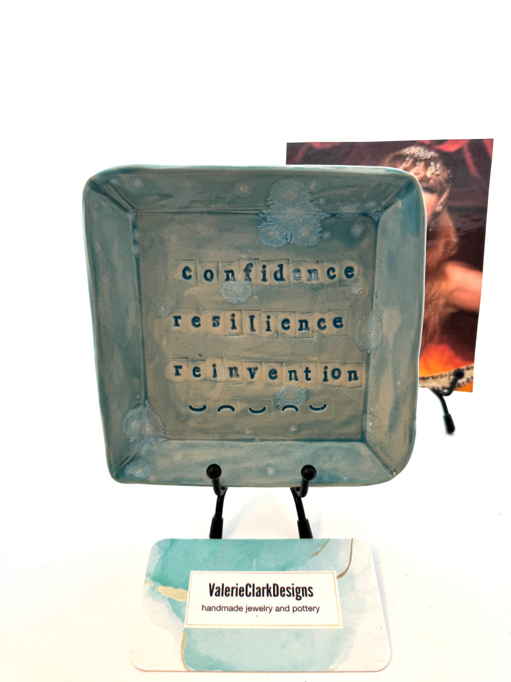 Confidence dish handmade pottery