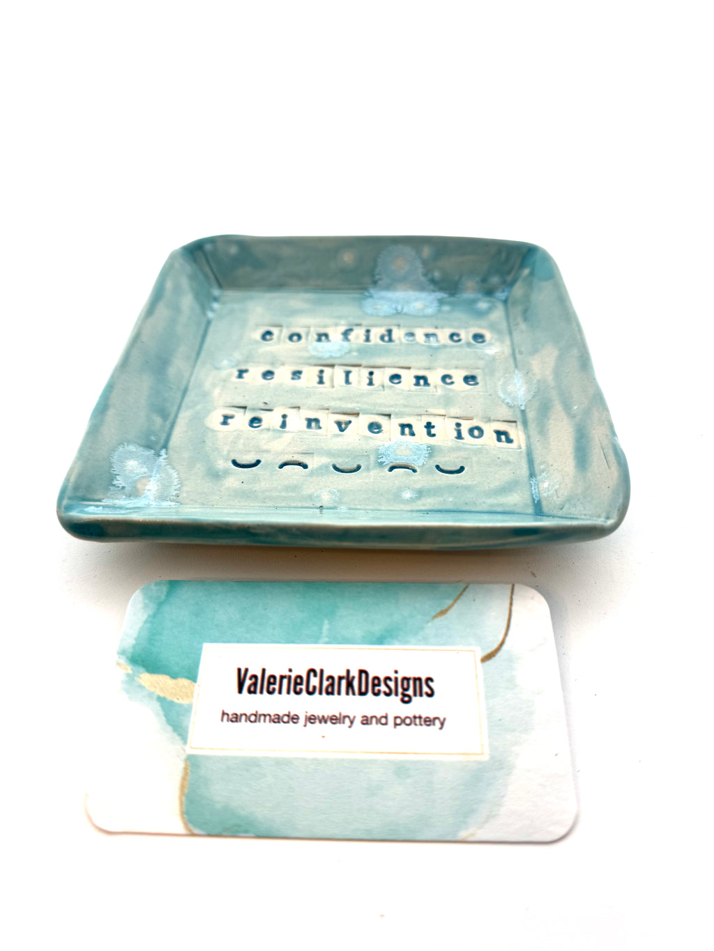 Confidence dish handmade pottery